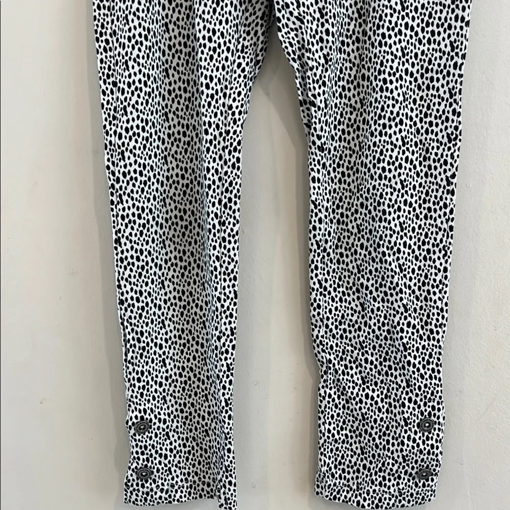 Calvin Klein Girls Blue‎ Ruffled Top and Patterned Leggings Set Size 5 NWOT